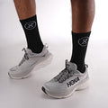White - Black Socks