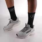 White - Black Socks